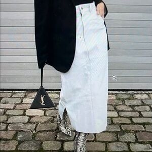 Joes denim skirt.